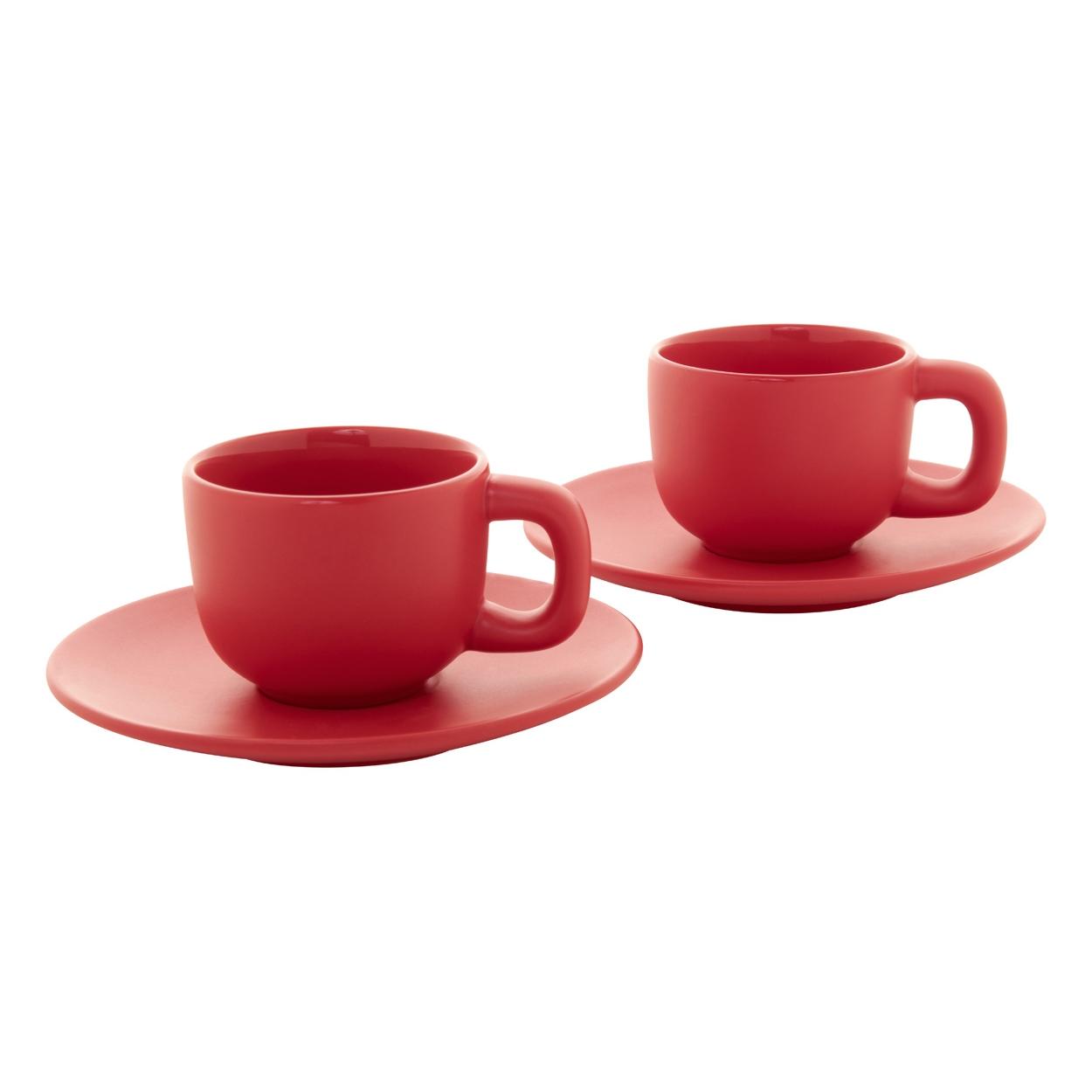 Set cești expresso Caturra Roșu