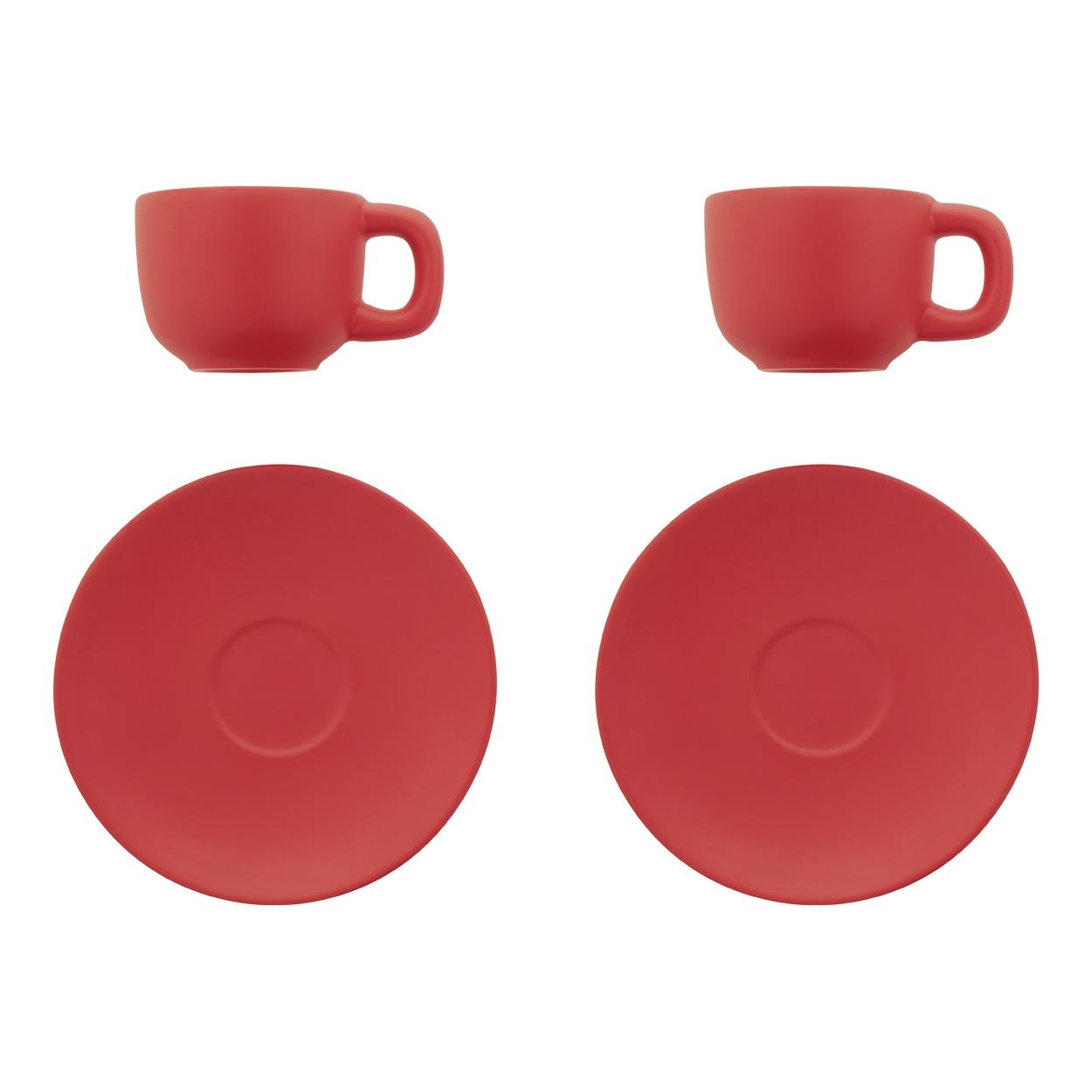 Set cești expresso Caturra Roșu