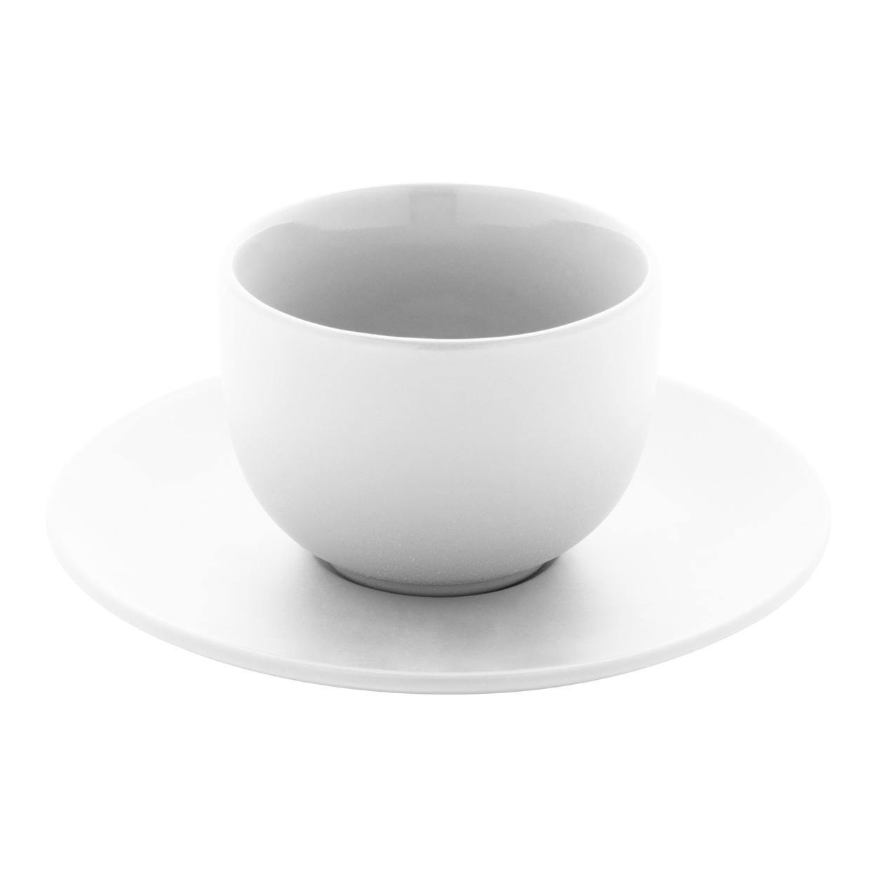 Set cești capuccino Caturra Plus Alb