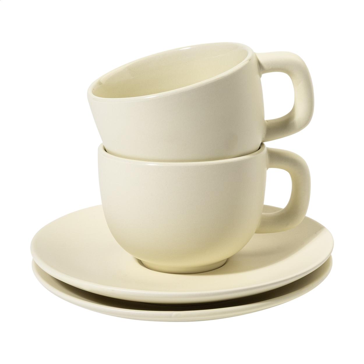 Set cești capuccino Caturra Plus natural