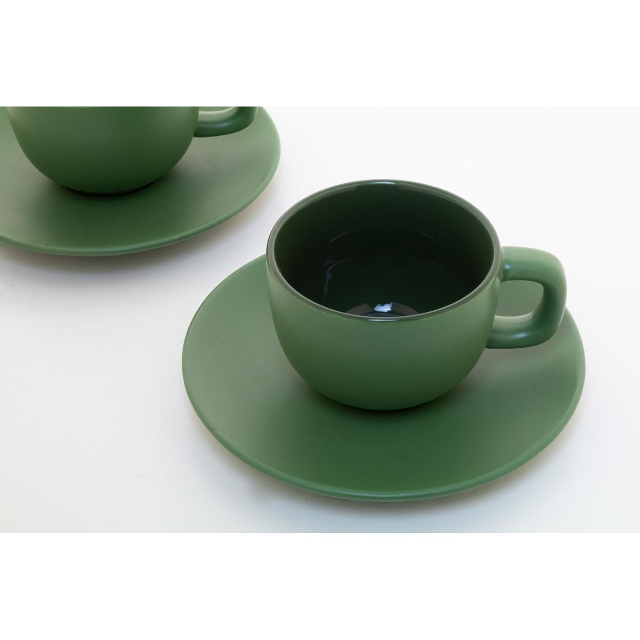 Set cești capuccino Caturra Plus Verde