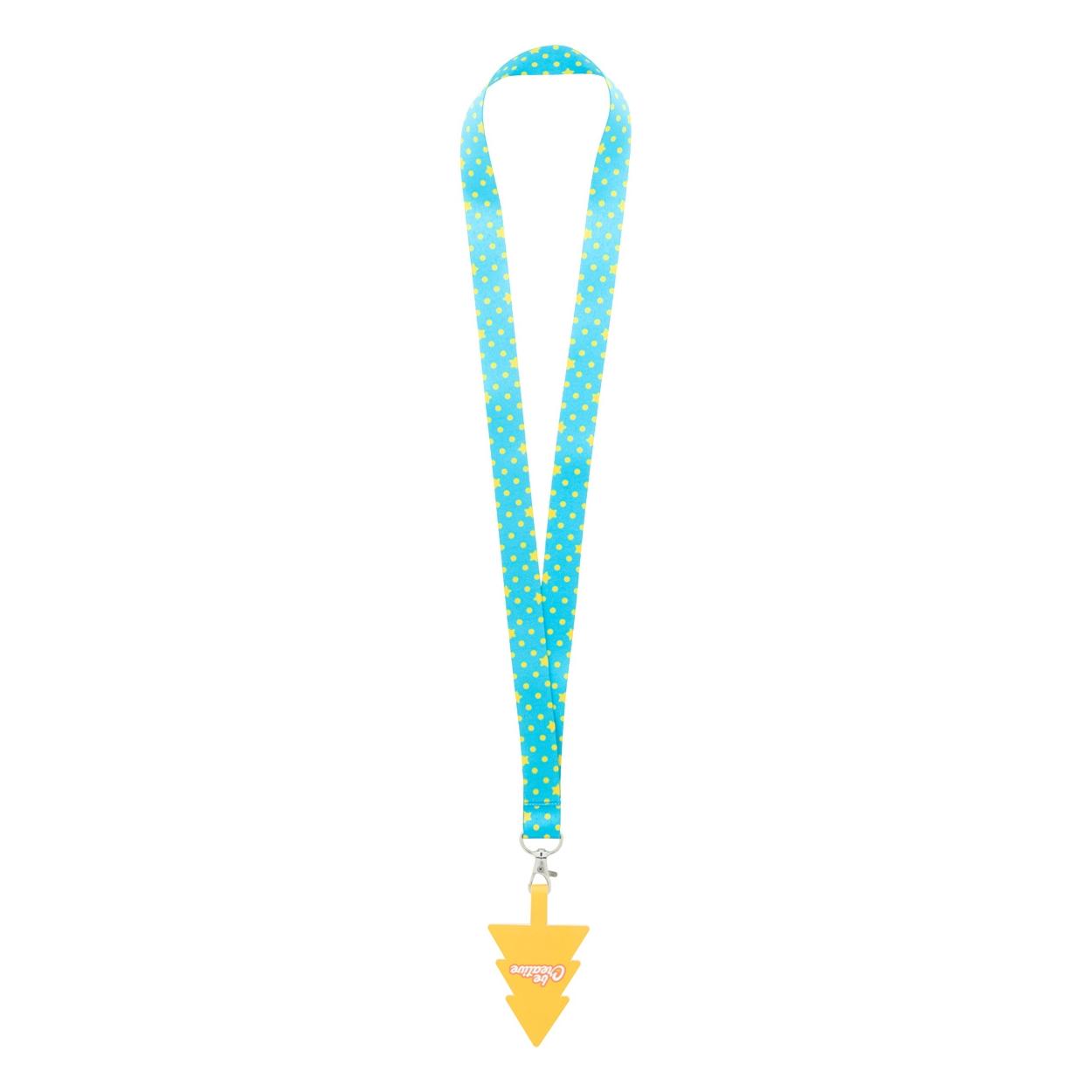 Lanyard personalizat cu suport telefon mobil, RPET Subyard Mobile Xmas Alb