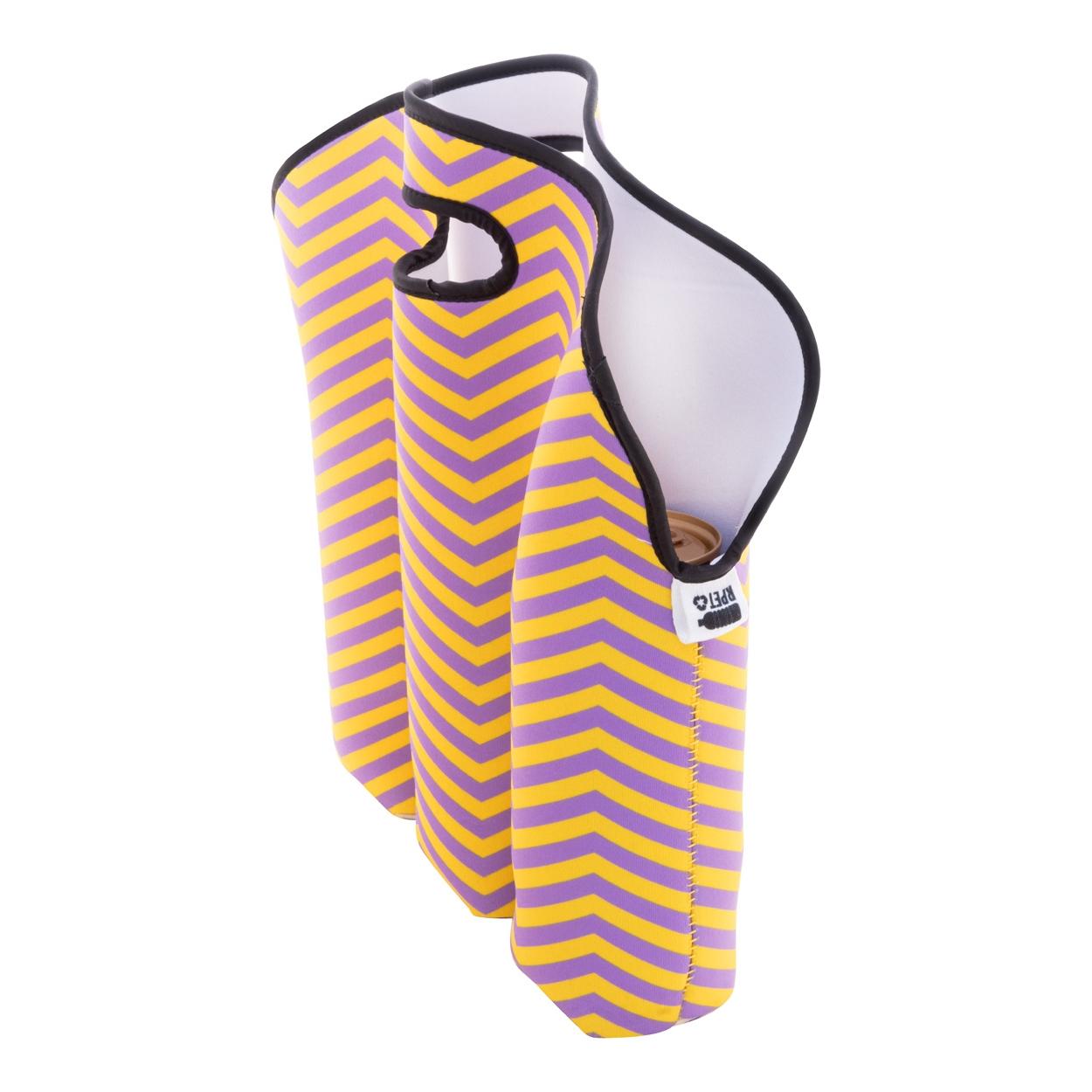 Geantă pentru sticle de bere, personalizată, RPET PivoBag Negru