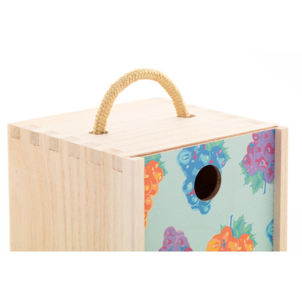 Cutie pentru vin, personalizat VinoBox natural