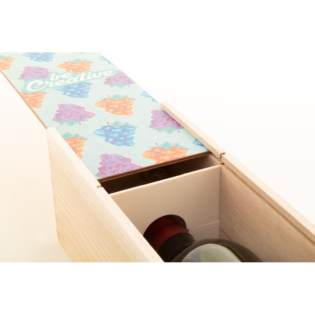 Cutie pentru vin, personalizat VinoBox natural