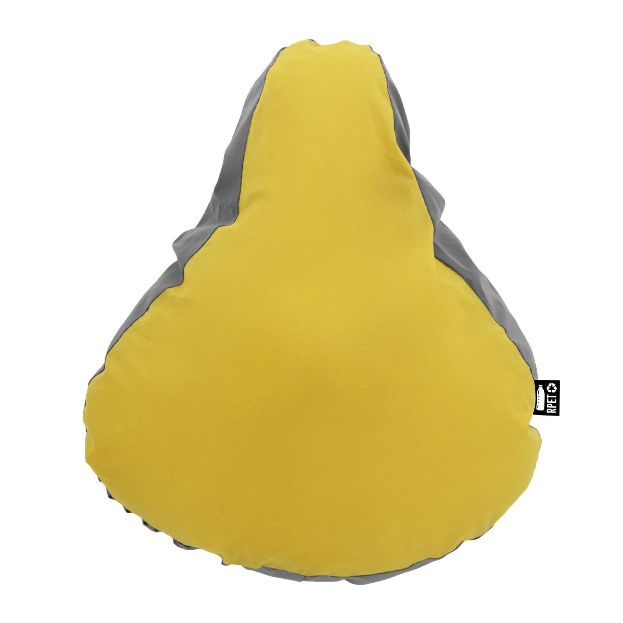 Husă șa bicicletă, reflectorizantă, RPET Lumiride Galben