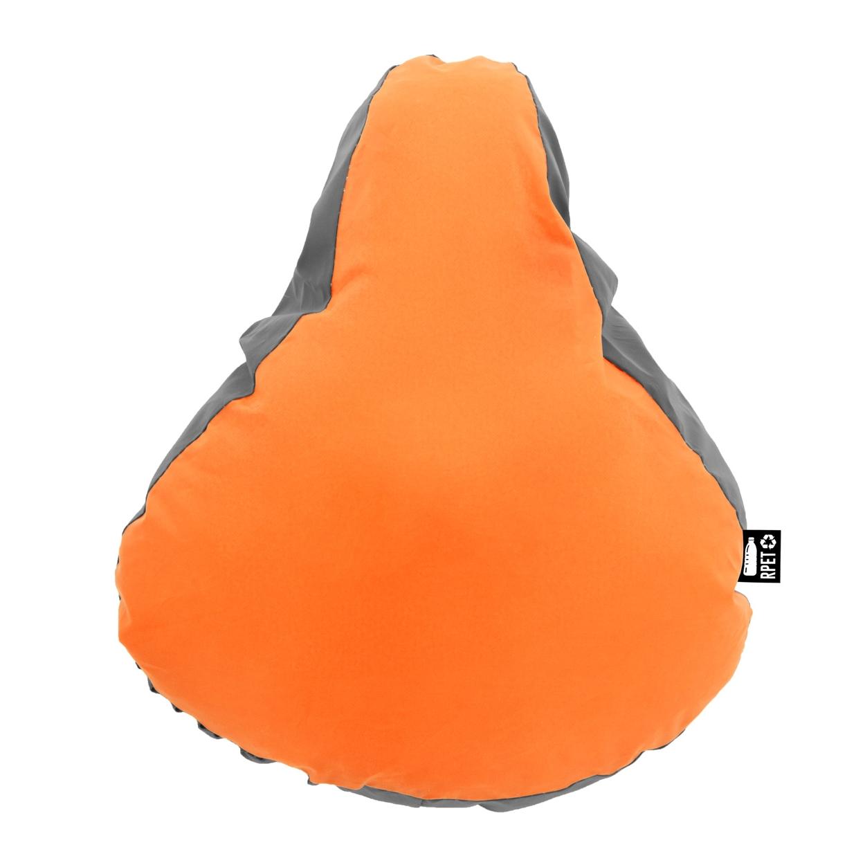 Husă șa bicicletă, reflectorizantă, RPET Lumiride portocaliu