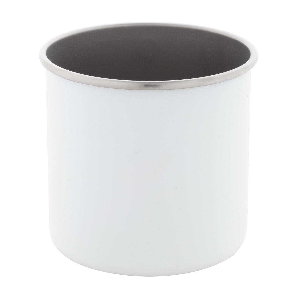 Cană din oțel inoxidabil reciclat Hossa Alb