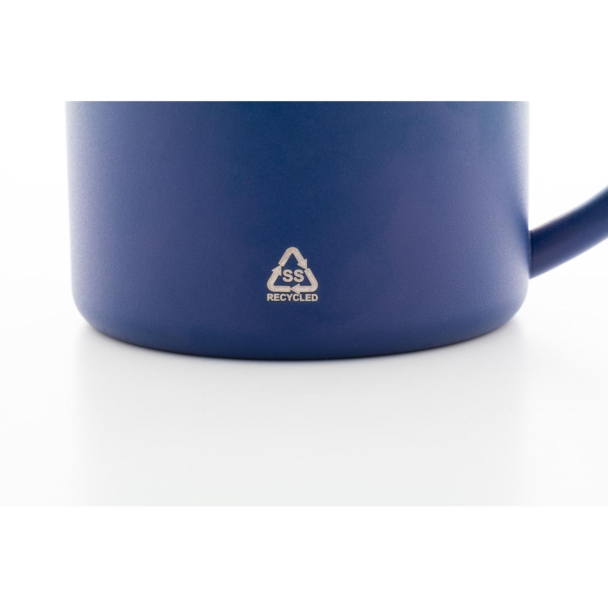 Cană din oțel inoxidabil reciclat Hossa Albastru