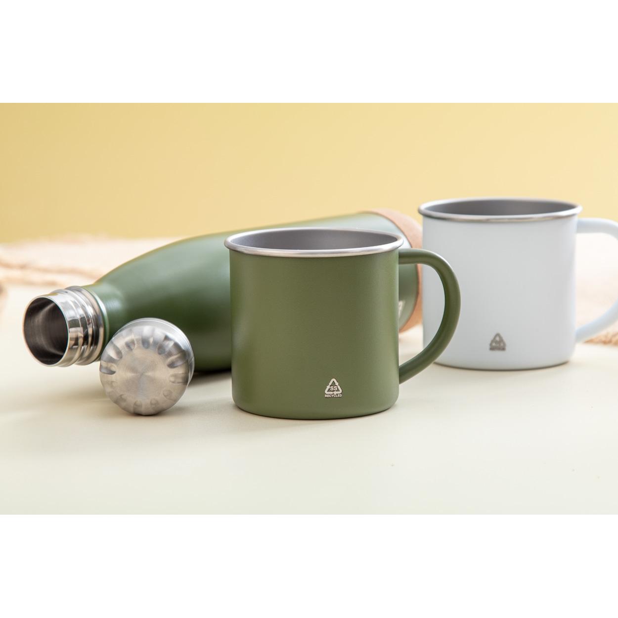Cană din oțel inoxidabil reciclat Hossa Verde