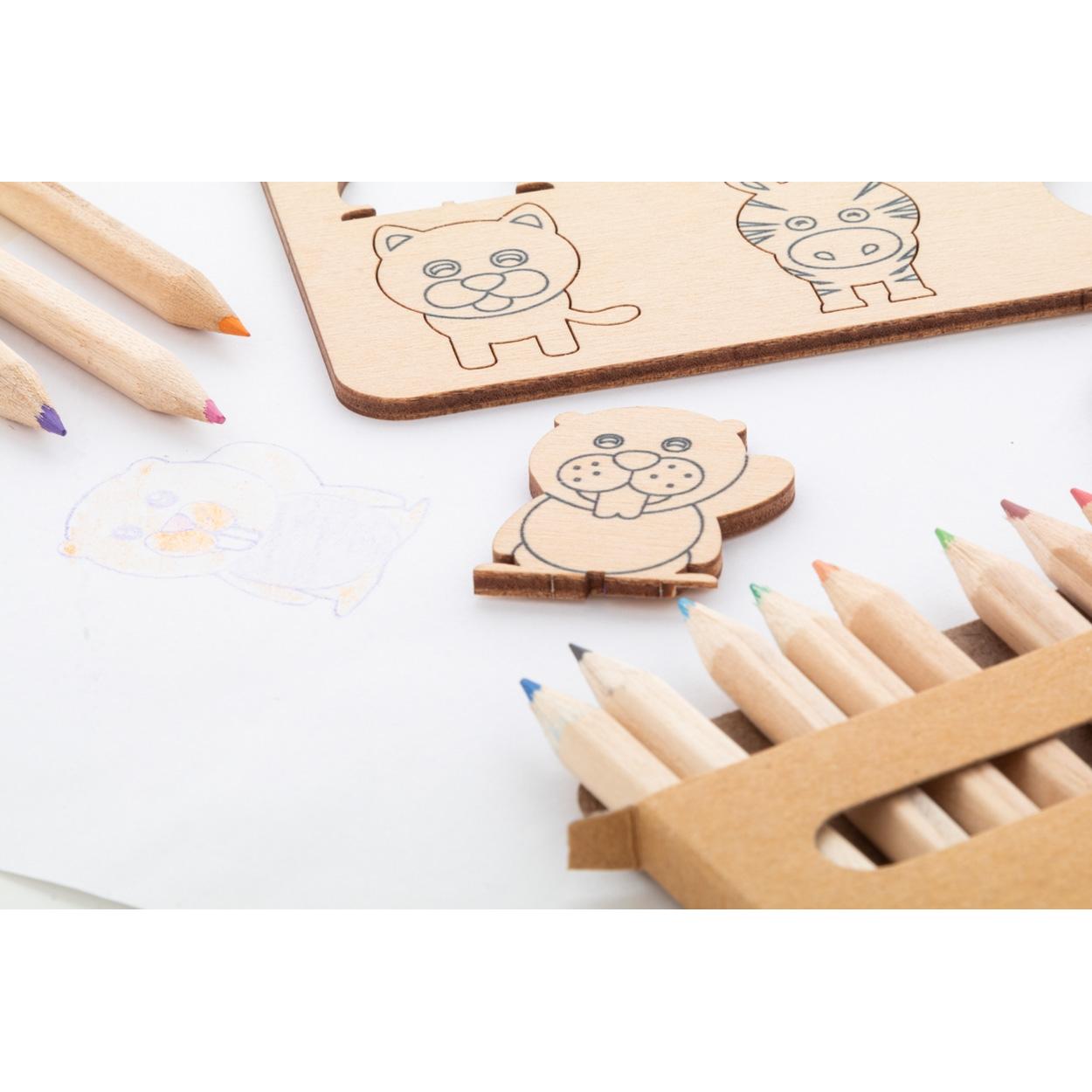 Joc de colorat cu potrivire a formelor Matchmor natural