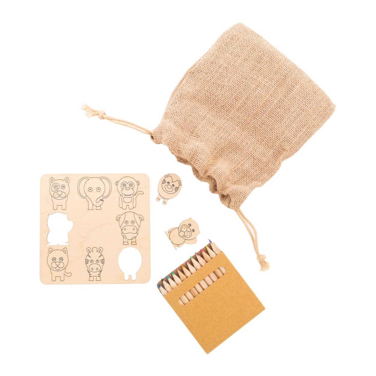 Joc de colorat cu potrivire a formelor Matchmor natural