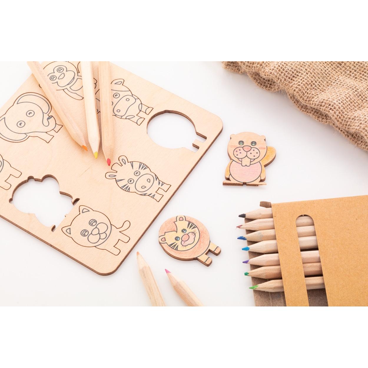 Joc de colorat cu potrivire a formelor Matchmor natural