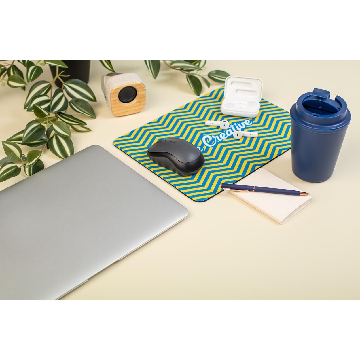 Mousepad RPET CreaFelt Cursor XL Alb