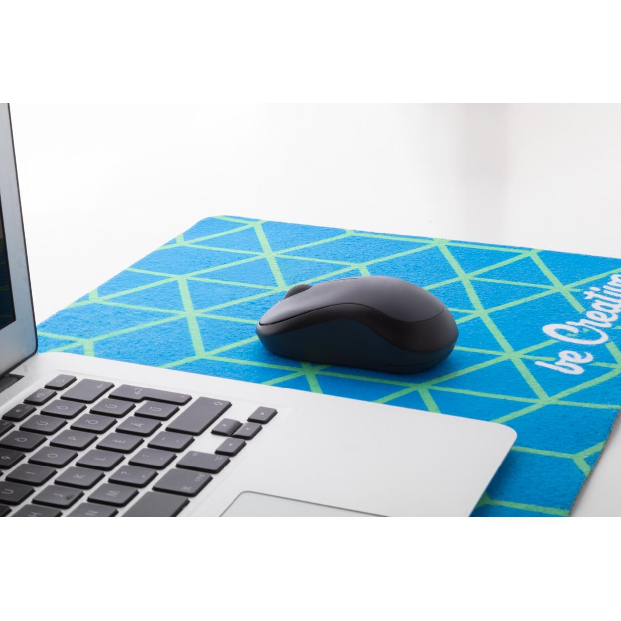 Covoraș de birou RPET CreaFelt Cursor XXL Alb