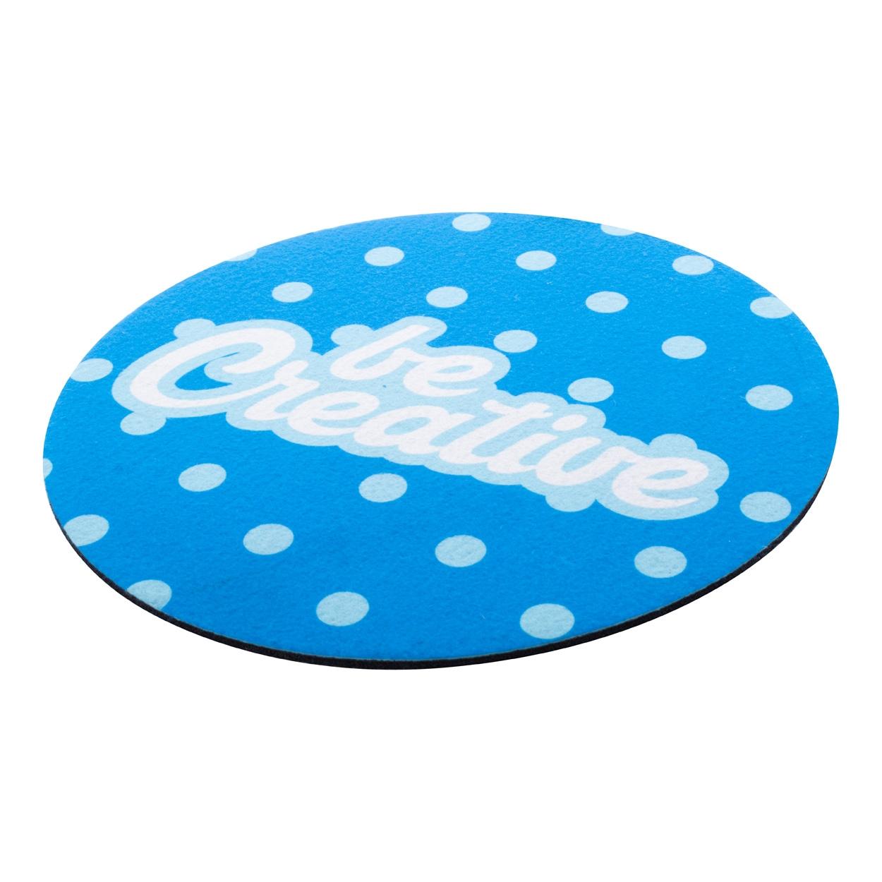 Mousepad RPET CreaFelt Cursor Round Alb