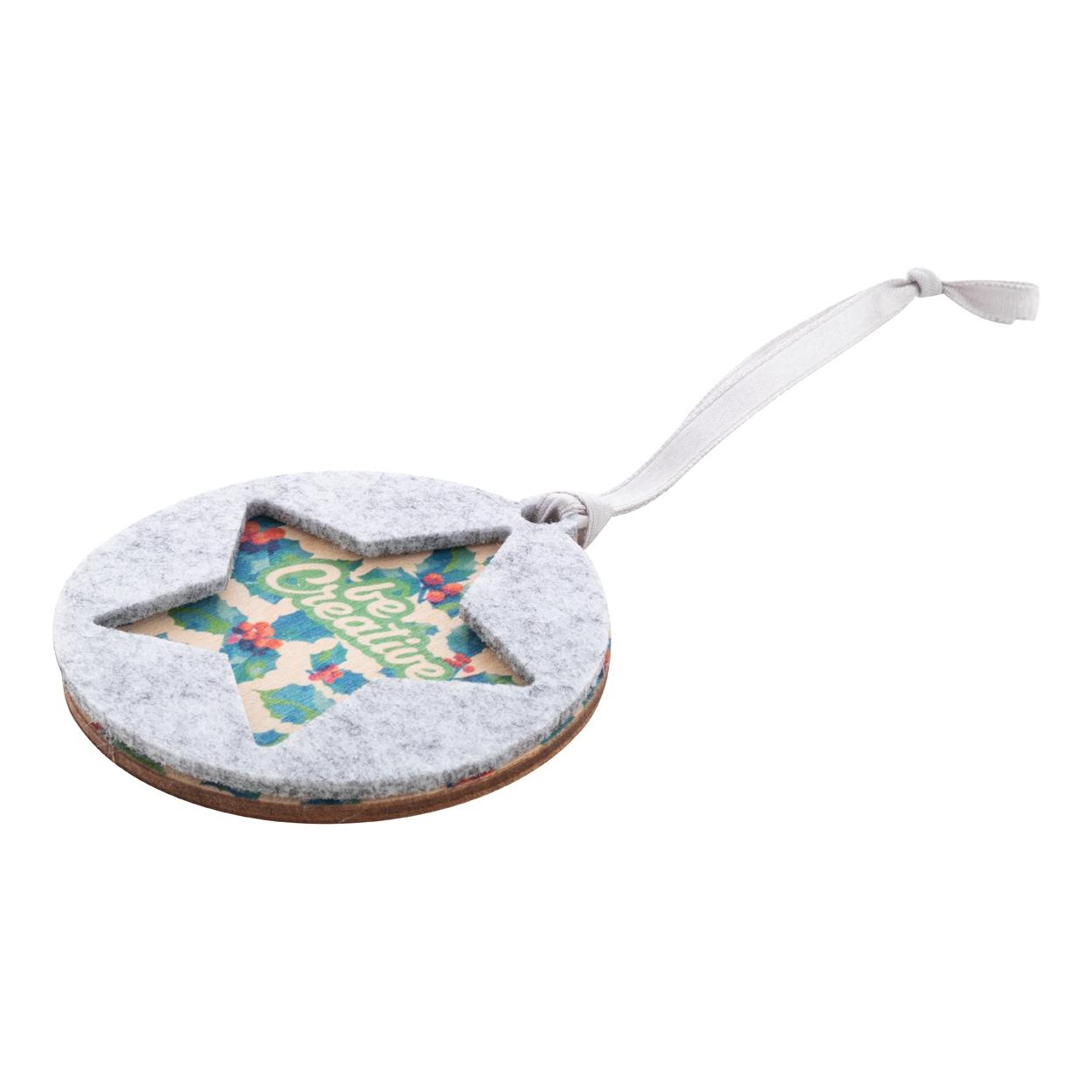 Ornament pentru brad, brad CreaFelt Tree gri