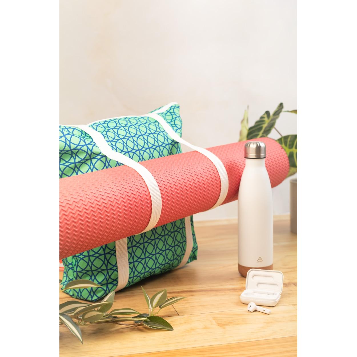 Geantă pentru covoraș de yoga, personalizată SuboBag Yoga Alb