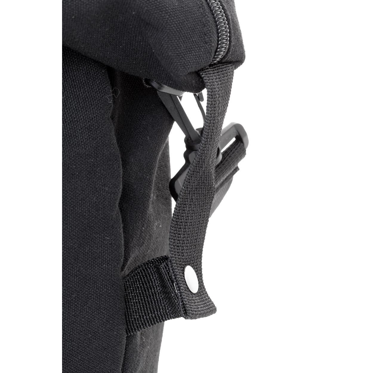 Geantă de voiaj din pânză reciclat Rebyss Travel Negru