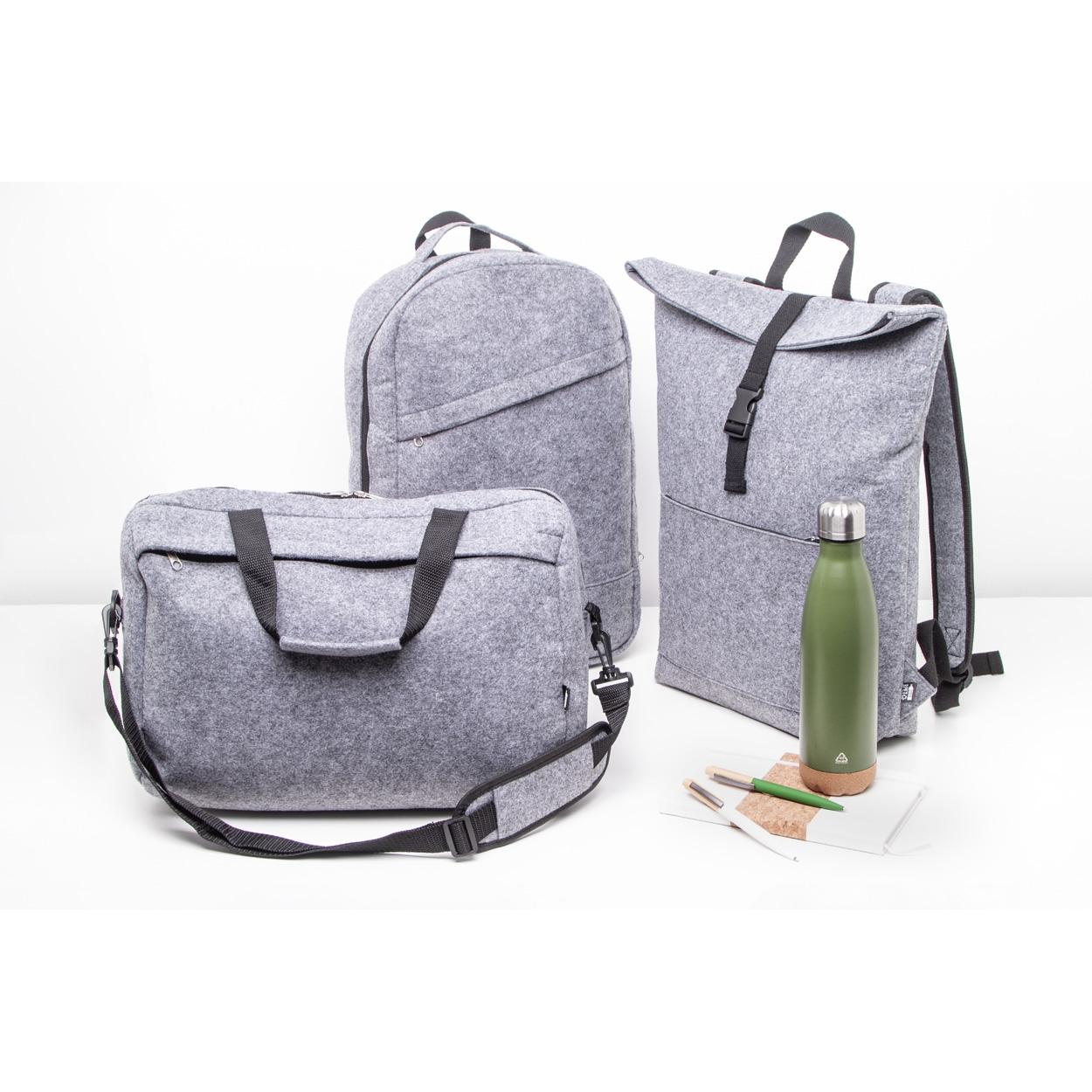 Rucsac pâslă RPET Refelt Back gri