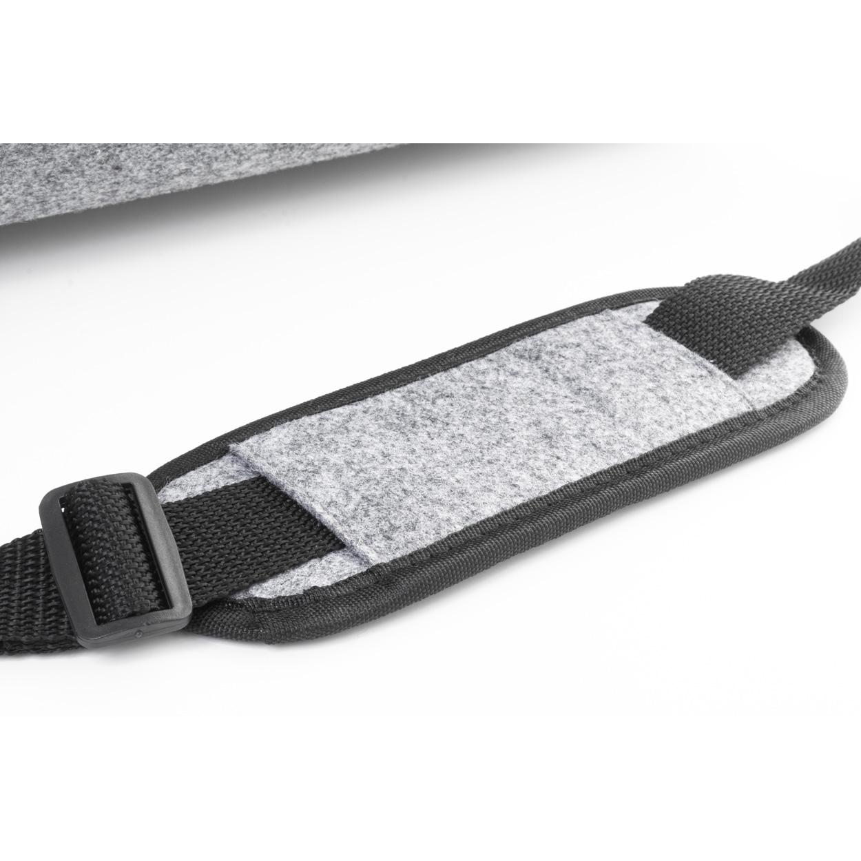 Geantă pentru documente din pâslă RPET Refelt Docu gri