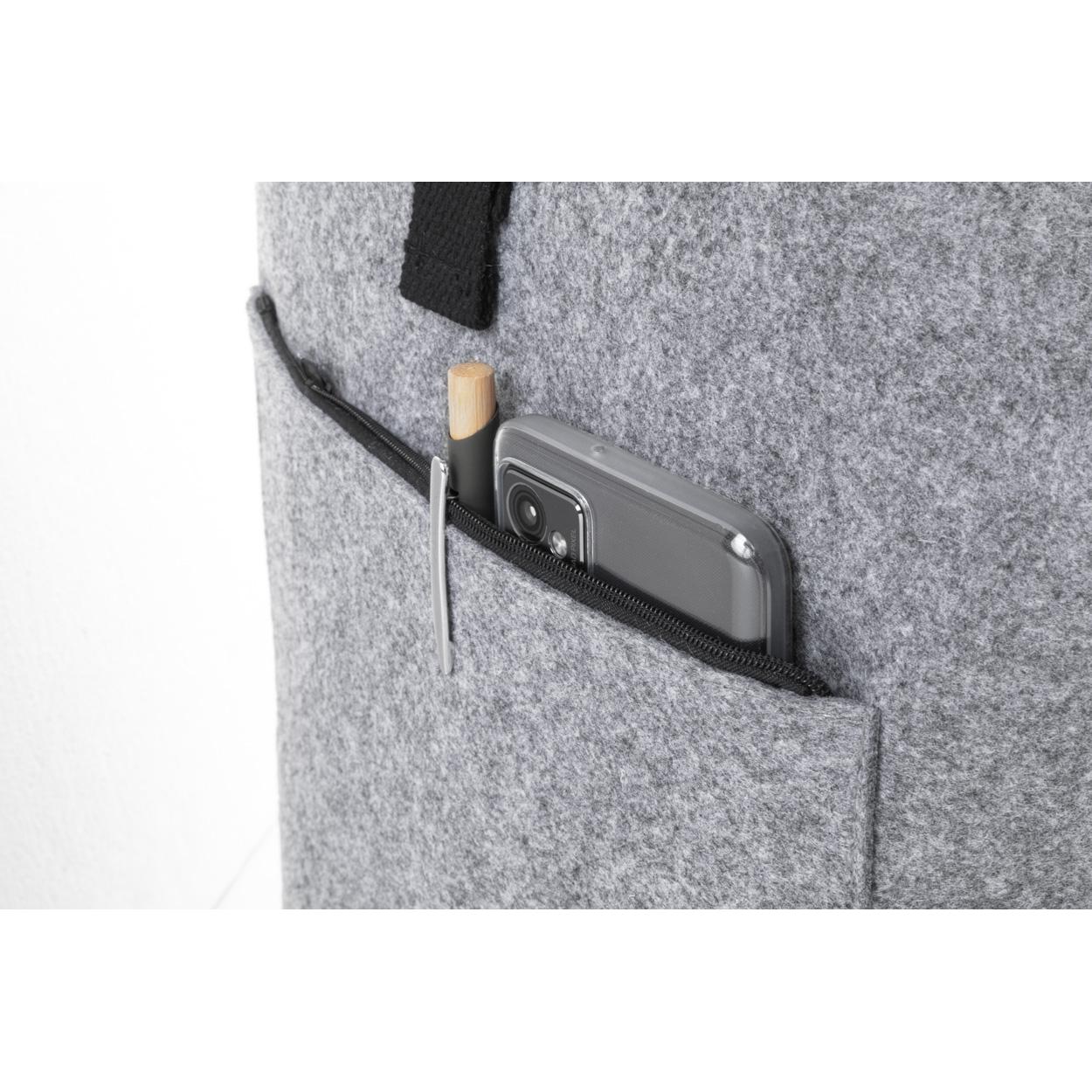 Rucsac pâslă RPET Refelt Roll gri