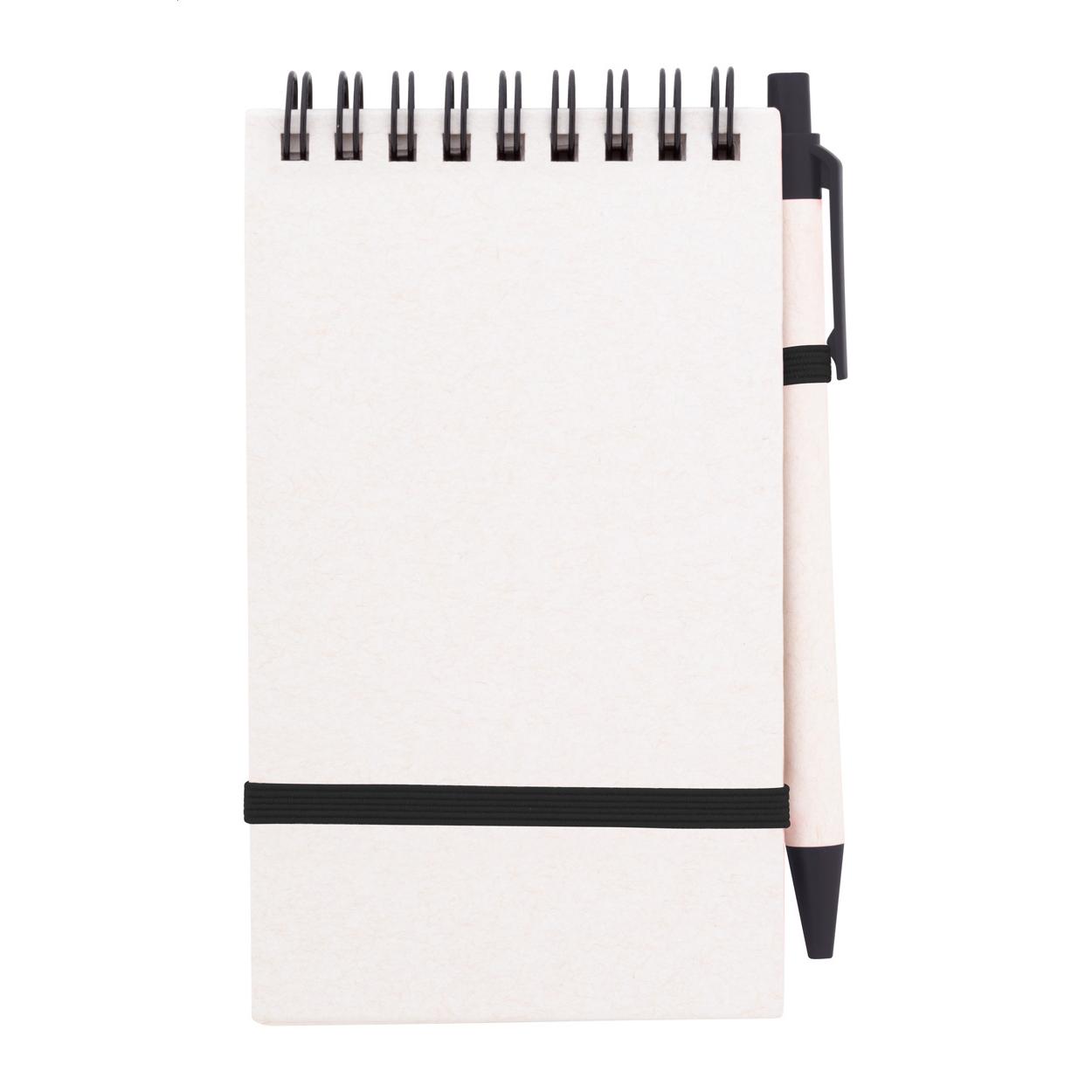 Agendă din carton reciclat al cutiilor de lapte Relact Jot Negru