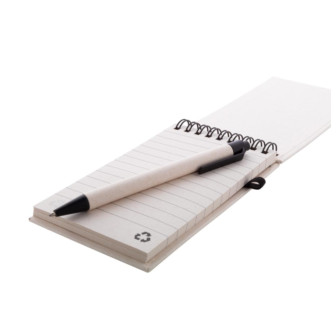 Agendă din carton reciclat al cutiilor de lapte Relact Jot Negru