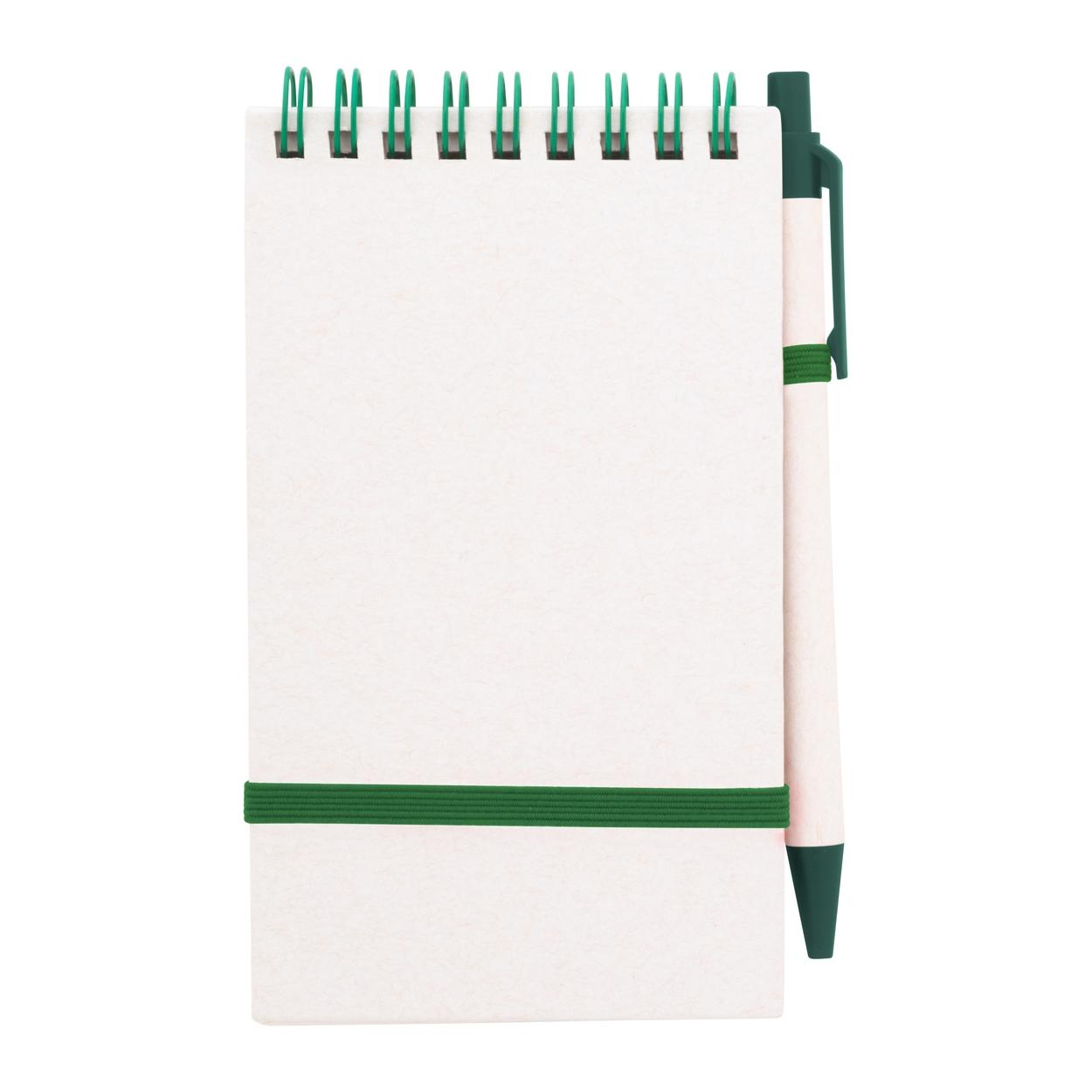 Agendă din carton reciclat al cutiilor de lapte Relact Jot Verde
