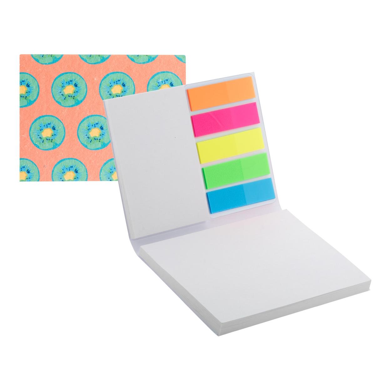 Carnețel cu post-it-uri, personalizat CreaStick Seed Combo A Alb
