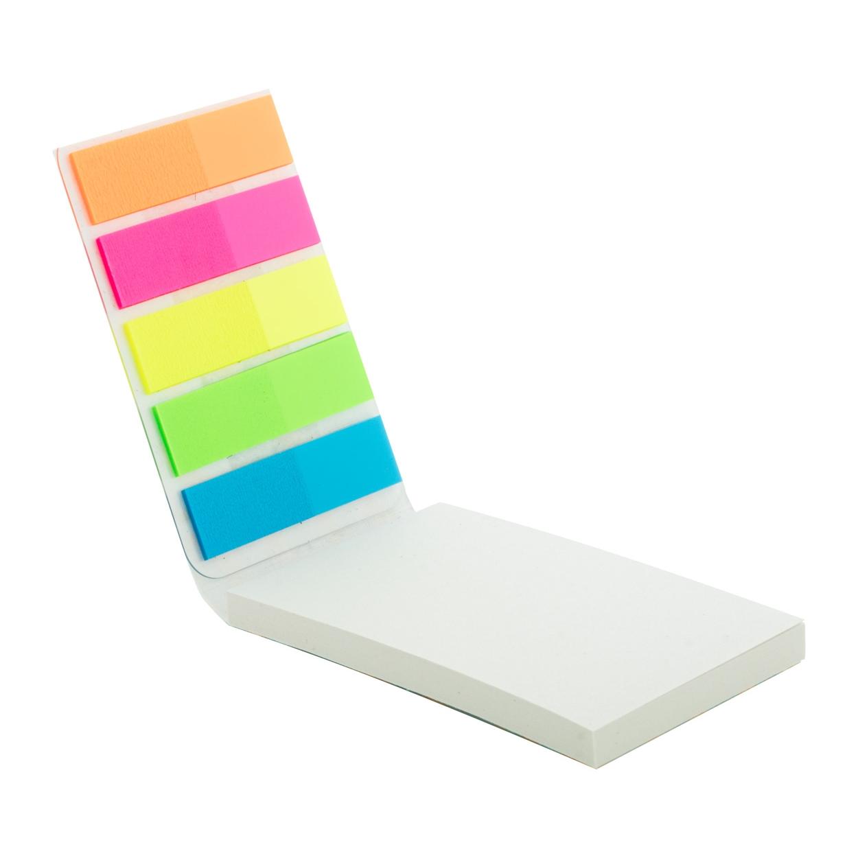 Carnețel cu post-it-uri, personalizat CreaStick Seed Combo B Alb