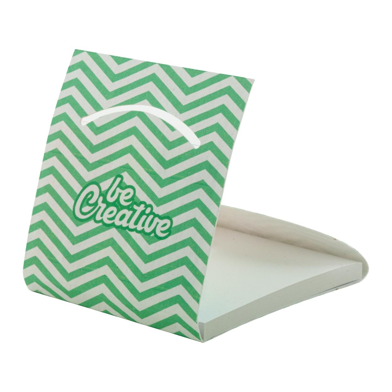 Carnețel cu post-it-uri, personalizat CreaStick Seed Combo C Alb