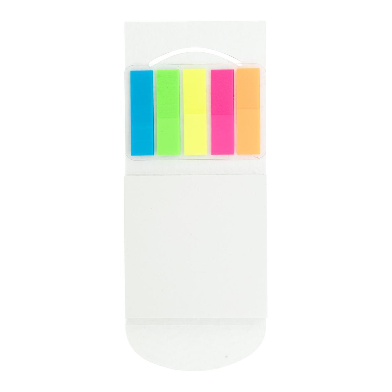 Carnețel cu post-it-uri, personalizat CreaStick Seed Combo C Alb