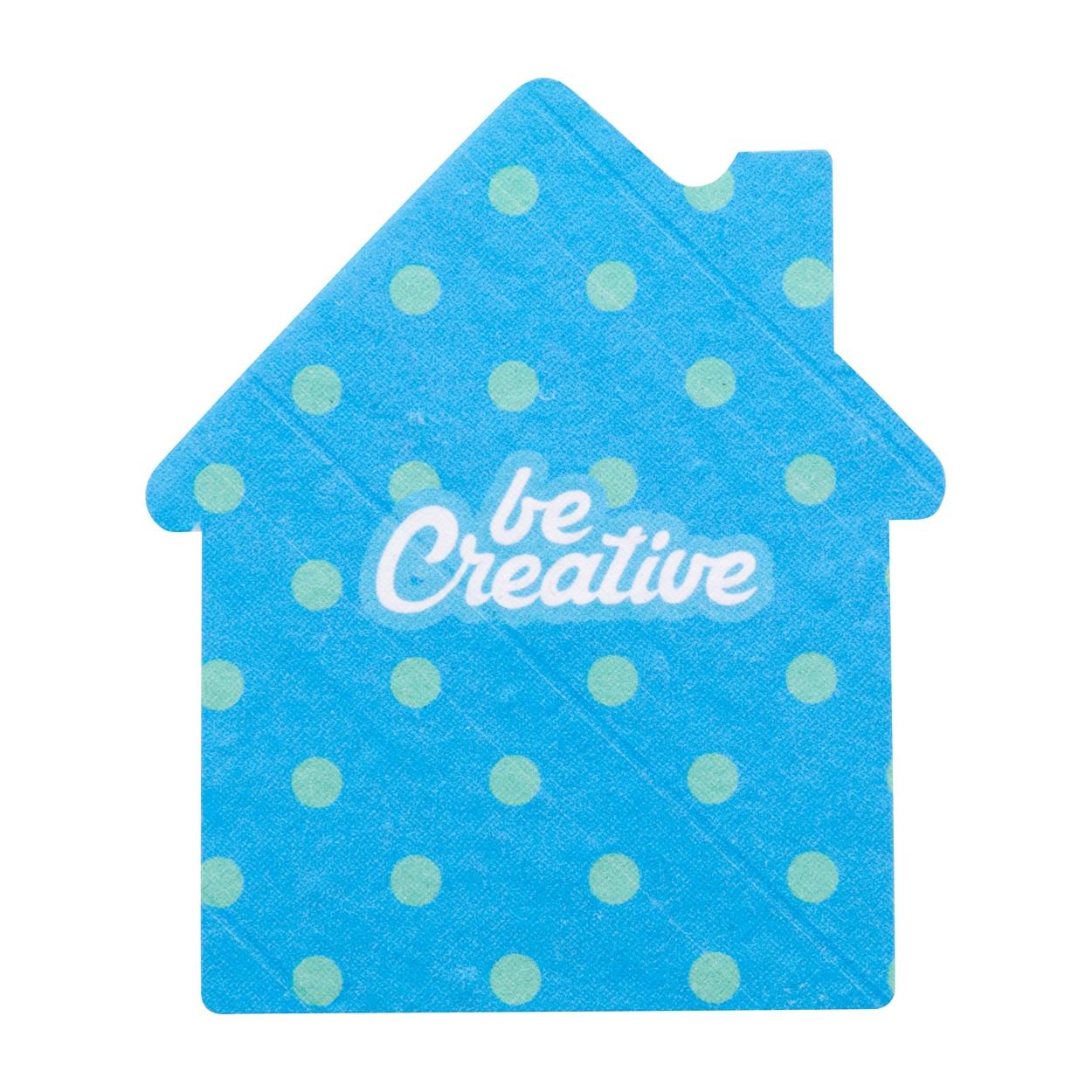 Carnețel de post-it-uri personalizat CreaStick Seed House Alb