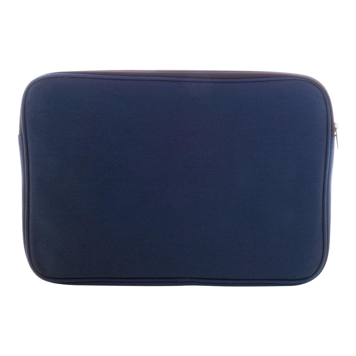 Geantă de laptop din pânză reciclat Rebyss Comp albastru închis