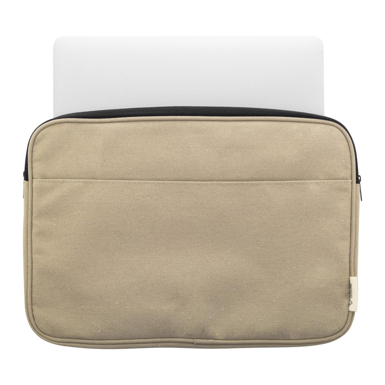 Geantă de laptop din pânză reciclat Rebyss Comp natural