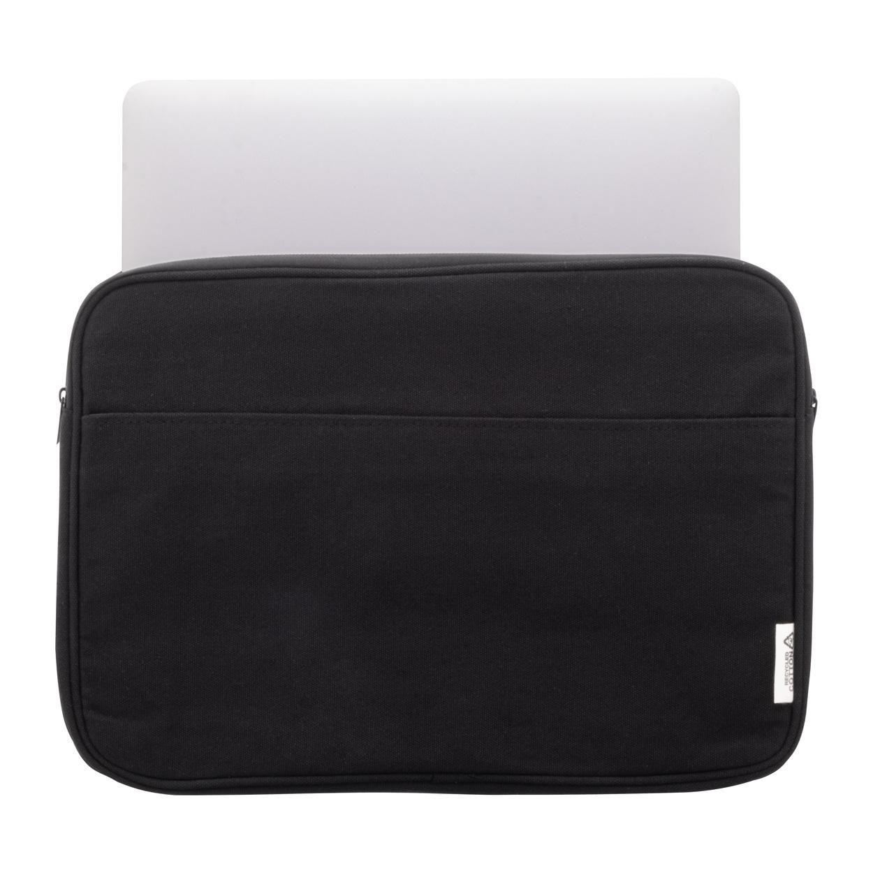 Geantă de laptop din pânză reciclat Rebyss Comp Negru