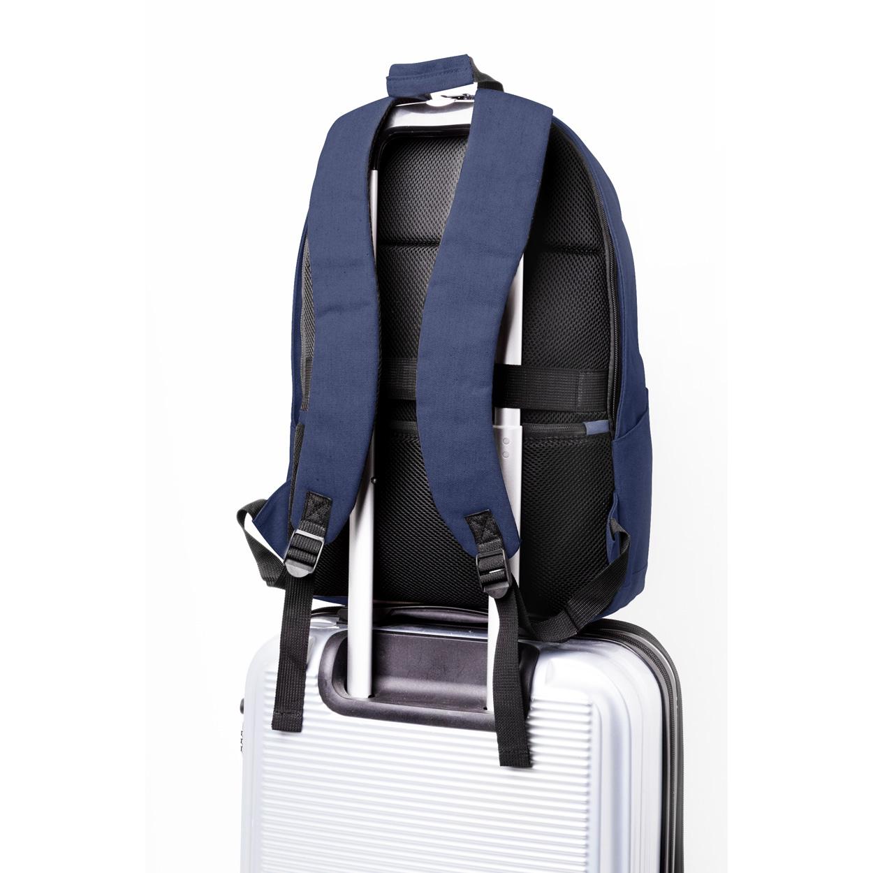 Rucsac din pânză reciclat Rebyss Back albastru închis