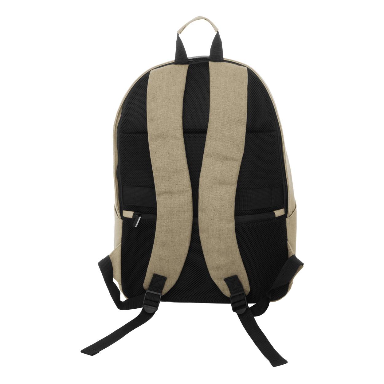 Rucsac din pânză reciclat Rebyss Back natural