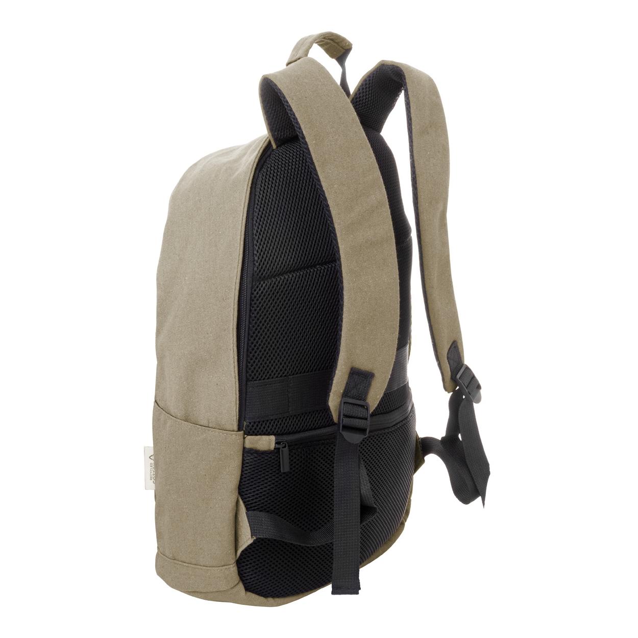 Rucsac din pânză reciclat Rebyss Back natural
