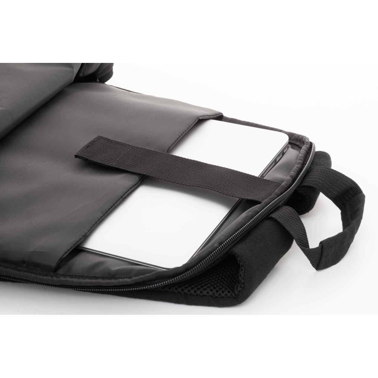 Rucsac din pânză reciclat Rebyss Back Negru