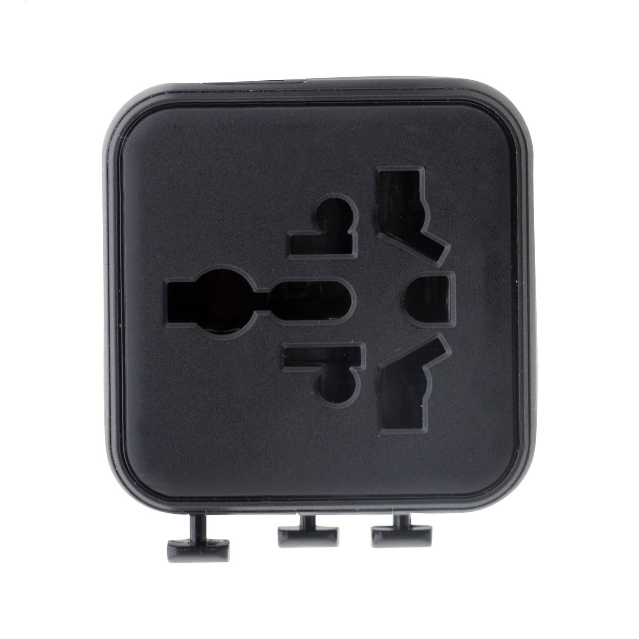 Adaptor de călătorie RPC Jetsetter Pico Negru