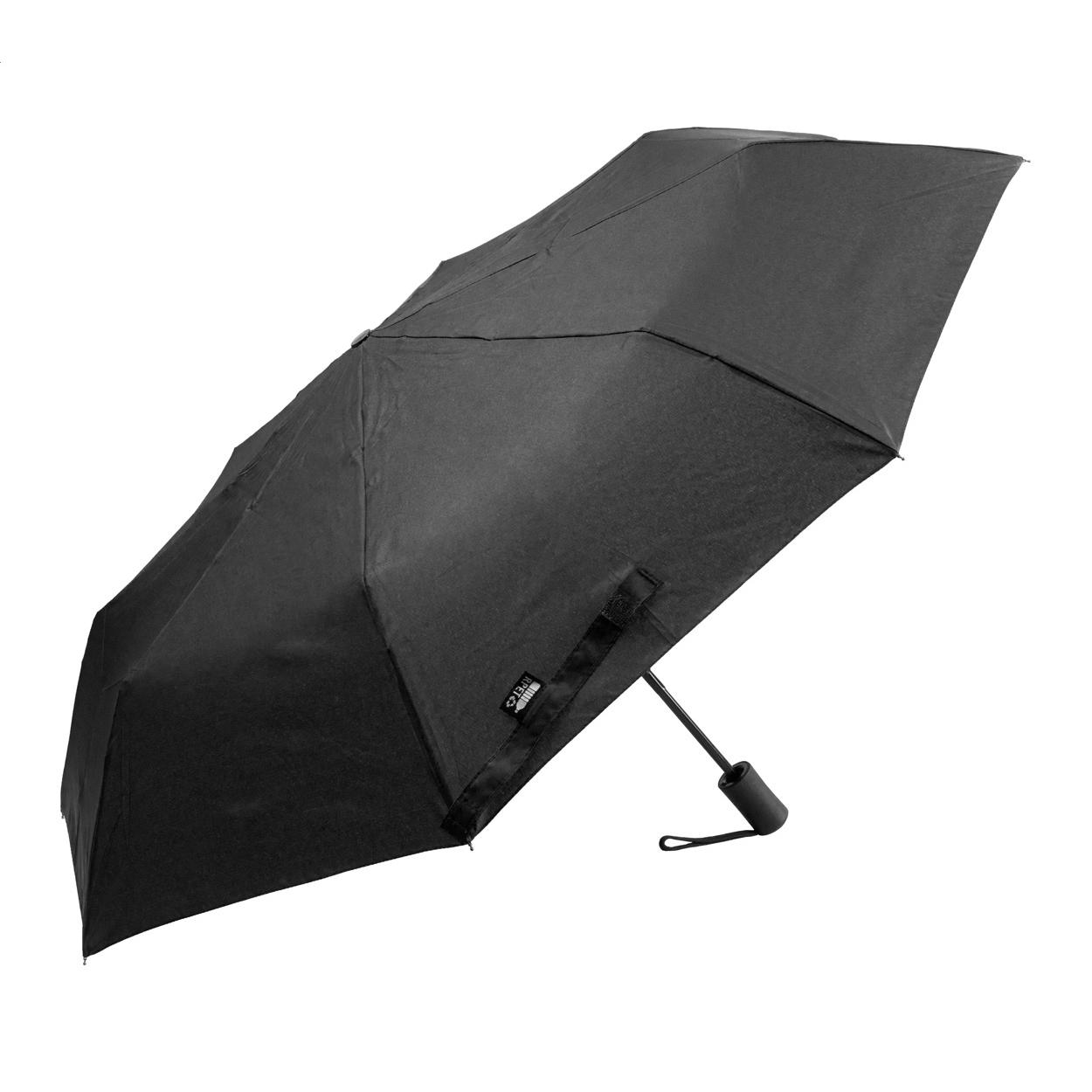 Umbrelă RPET Folcomp Negru