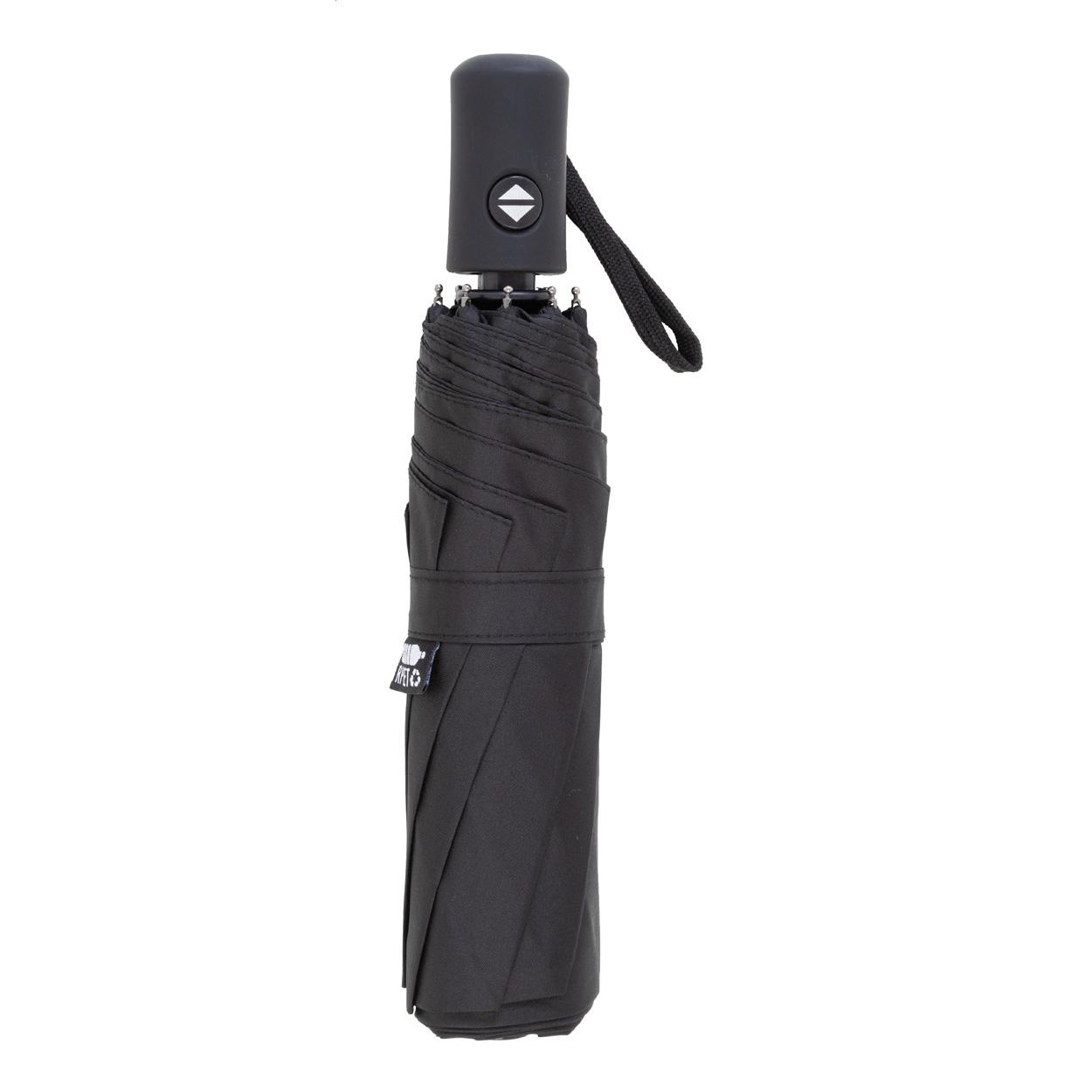 Umbrelă RPET Folcomp Negru