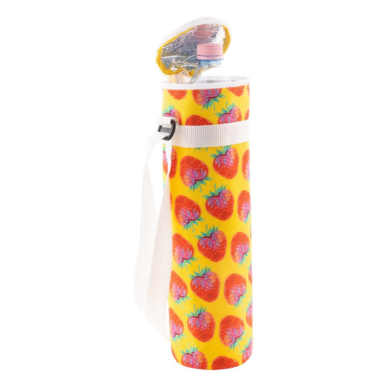 Geantă frigorifică personalizată, pentru sticle CreaCool Aqua Alb