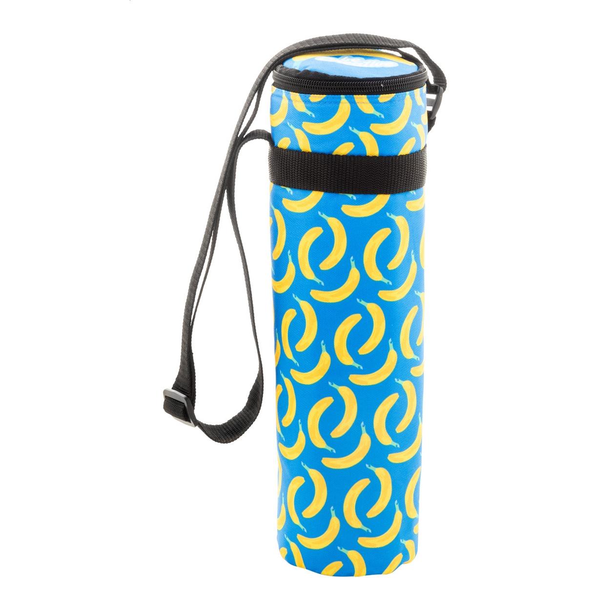 Geantă frigorifică personalizată, pentru sticle CreaCool Aqua Negru