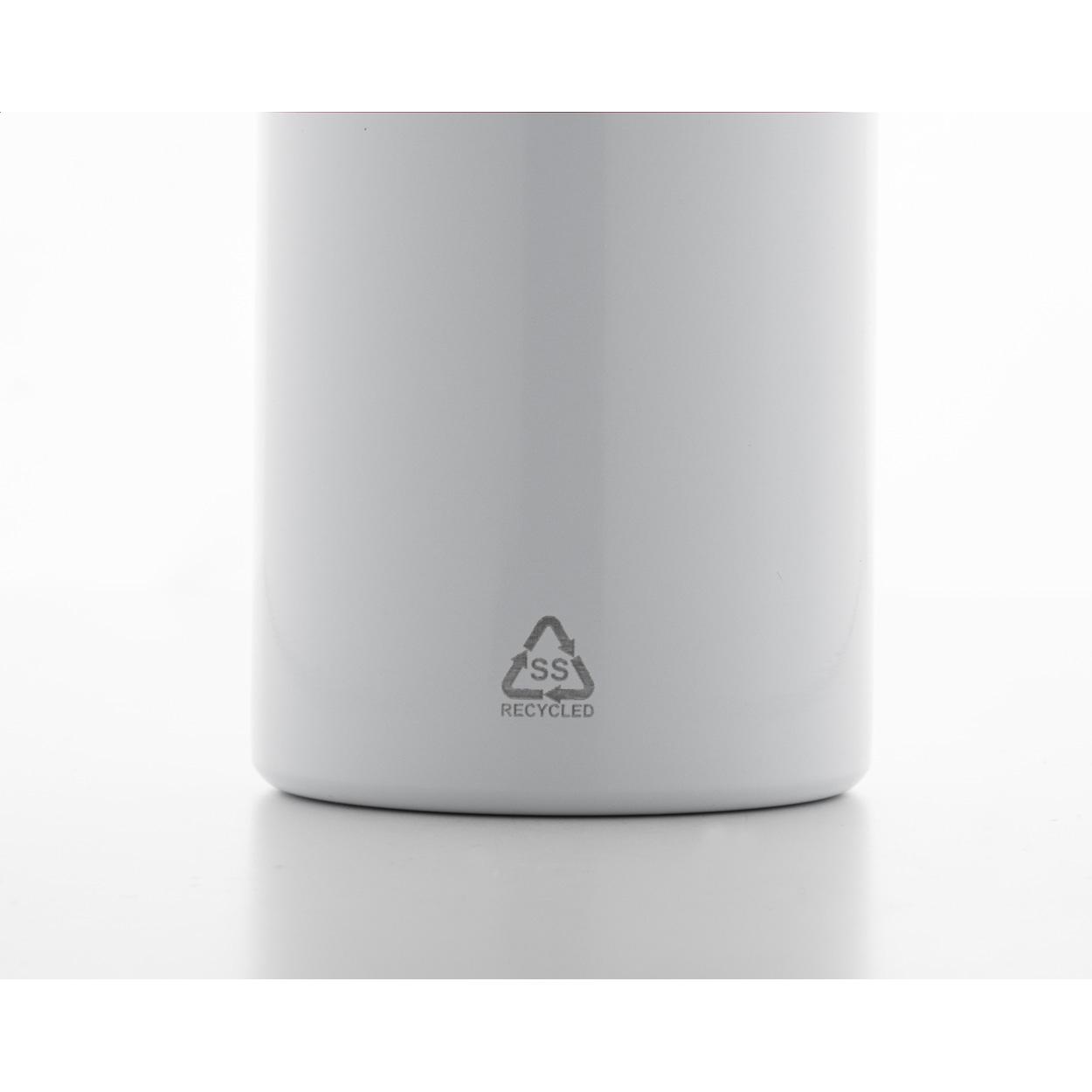 Sticlă din oțel inoxidabil reciclat Ressuto XL Alb