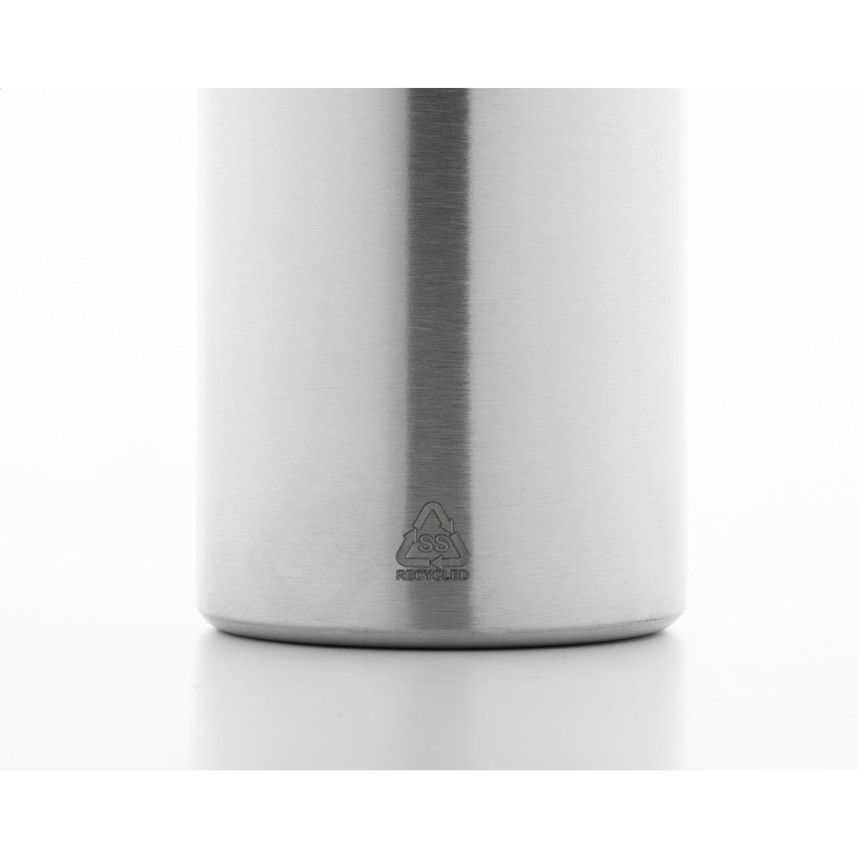 Sticlă din oțel inoxidabil reciclat Ressuto XL argintiu