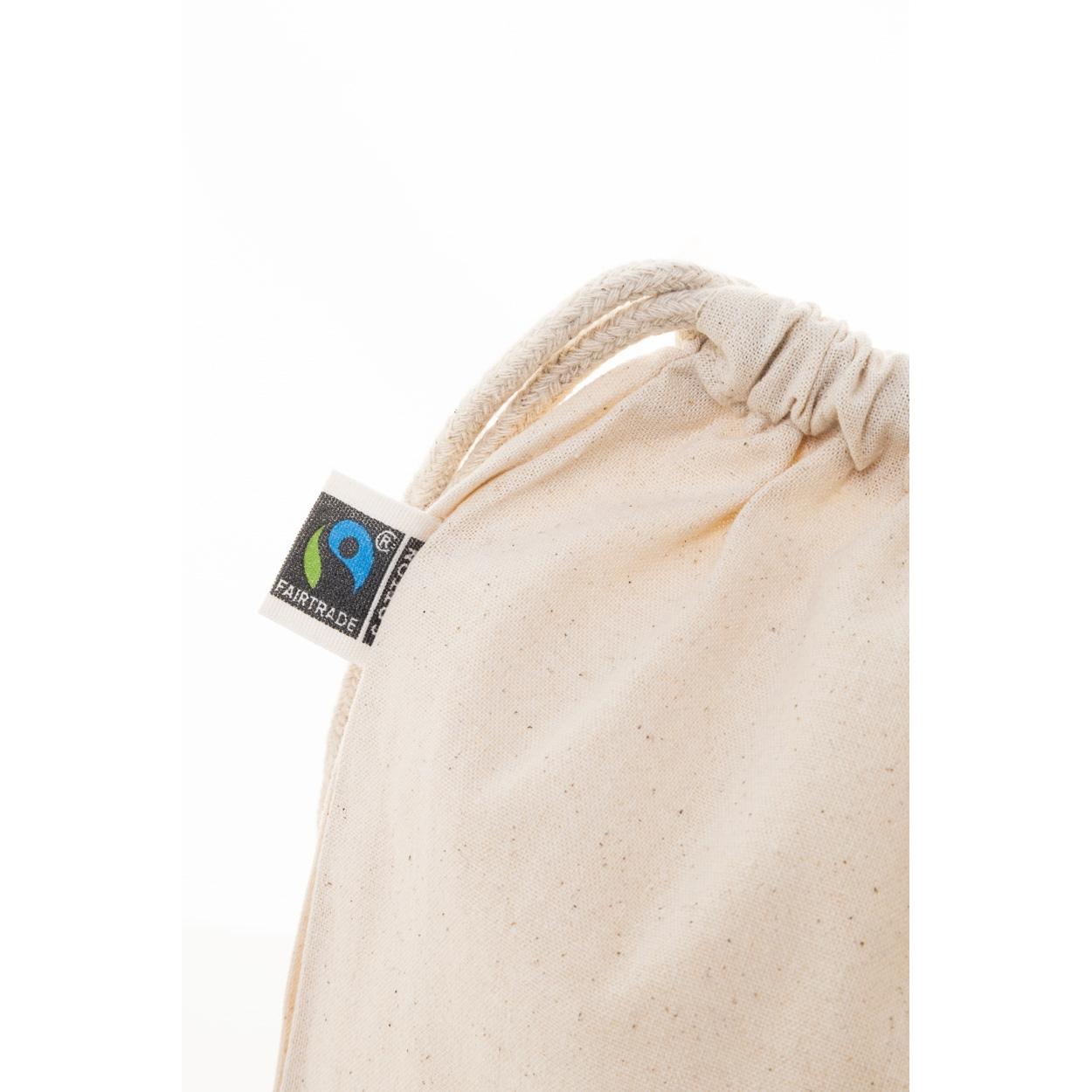 Rucsac Fairtrade cu șnur Ferdraw natural