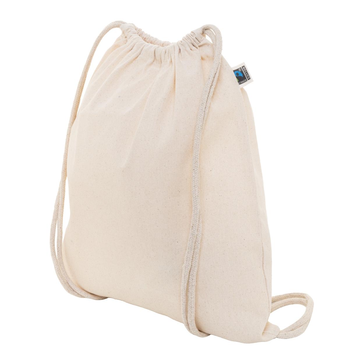Rucsac Fairtrade cu șnur Ferdraw natural